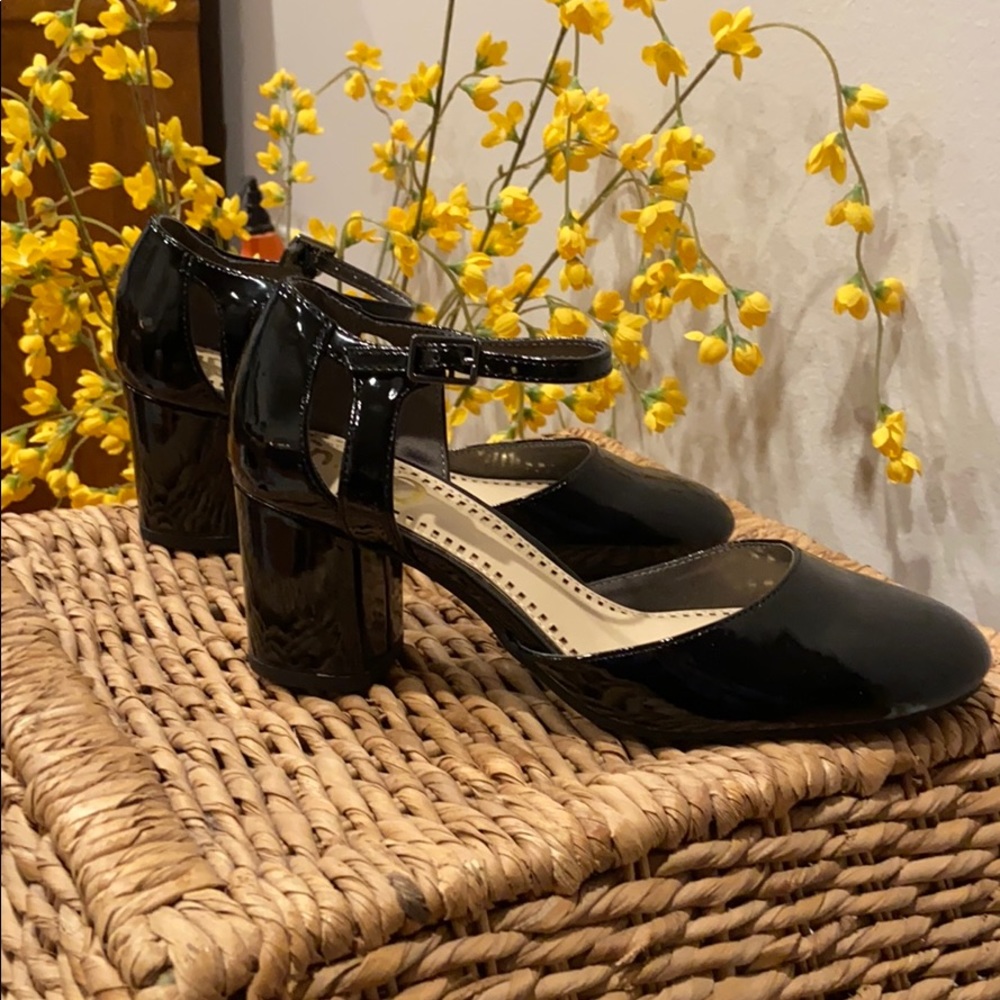 Black Mary Jane Heels